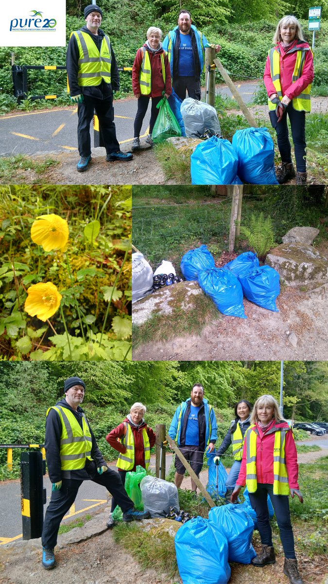 PureProject1's tweet photo. Well done to all of the Amazing Irish Ramblers Pure Mile Volunteers on another successful litter pick at the weekend of the South Dublin Uplands, another 6 bags of litter and rubbish removed the landscape – This year we celebrate 20 years of Pure – https://t.co/yi0OJgkRUs https://t.co/derCBqetZy