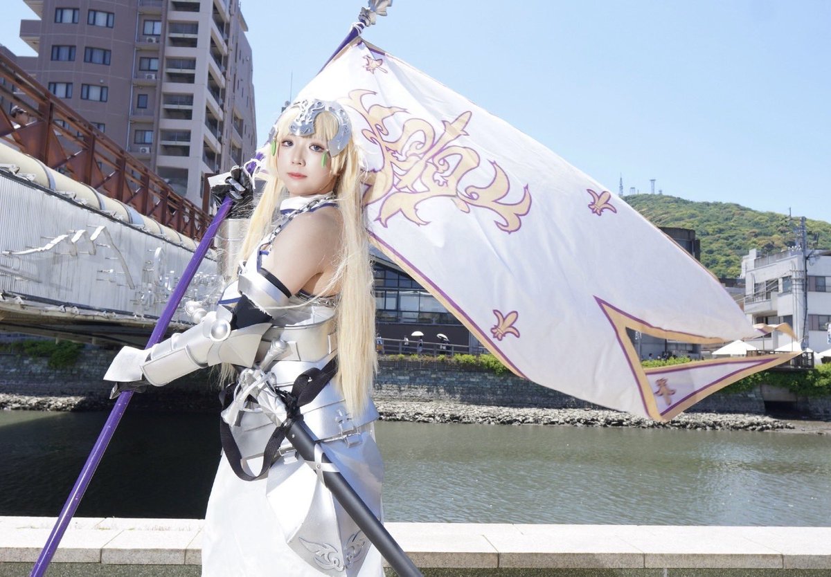 gray1046's tweet photo. *cosplay*

FGO/ジャンヌ・ダルク

 #マチアソビ https://t.co/wQdXITG5Es