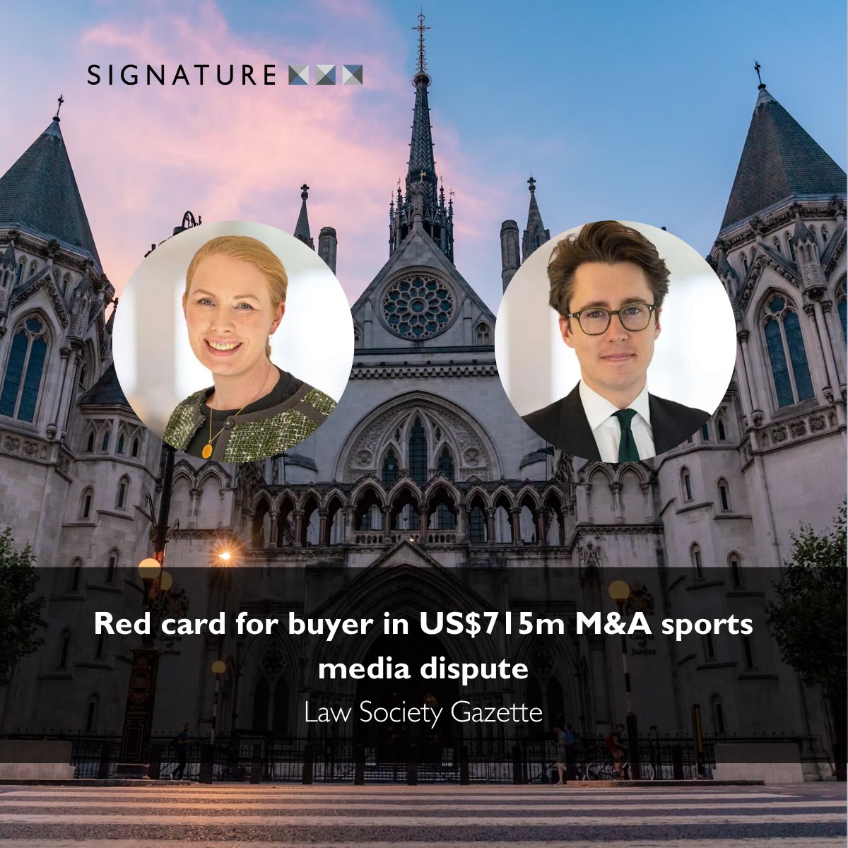 Signature Litigation tweet media