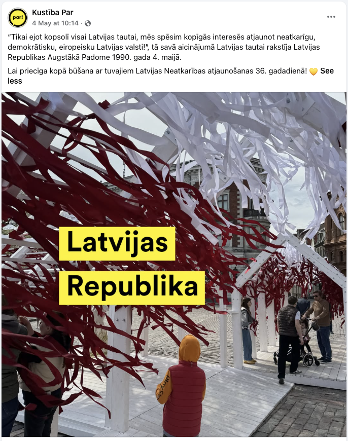 Kustība "Par!" 🇺🇦 tweet media