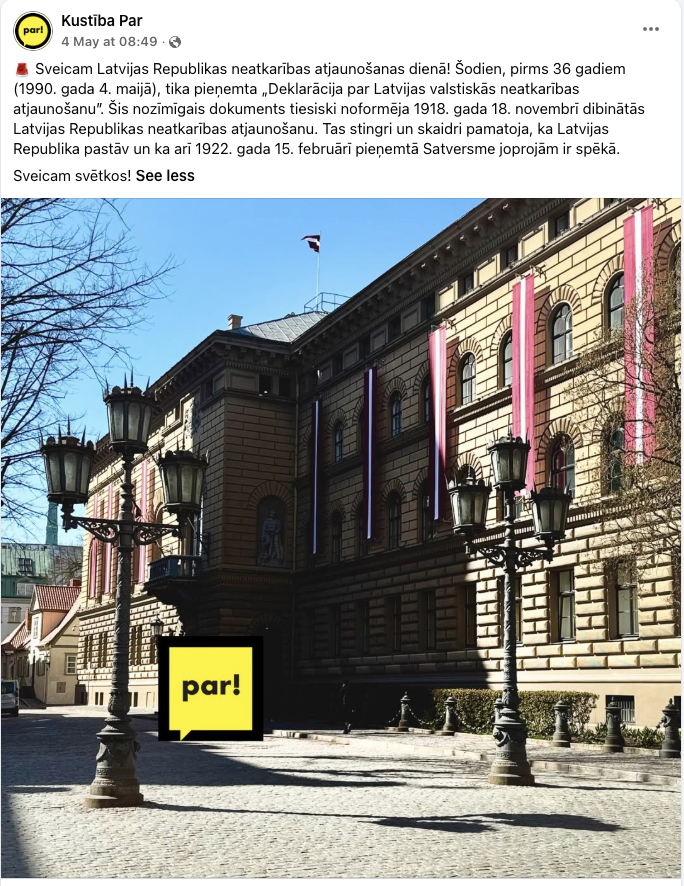 Kustība "Par!" 🇺🇦 tweet media