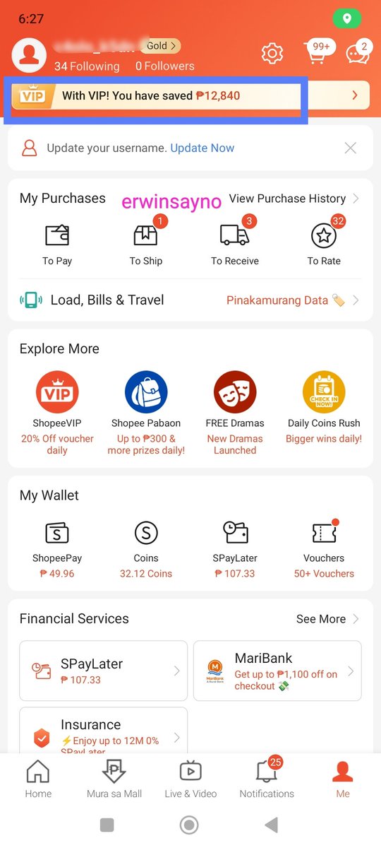 ErwinSayno's tweet photo. @ShopeePH #ShopeeVIP #ShopeePH #CheckShopeeFirst @ShopeePH 😊😊😊😊 https://t.co/C1m9QfKDEj