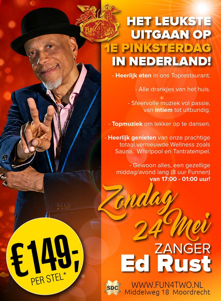 clubfun4two's tweet photo. Ons nieuwe Pinksterweekend  programma staat online op https://t.co/jRrn8J3zQP

Team Fun4Two

#parenclub #swingersclub #programma #Fun4Two #weekend #party #singleladies #couples #zondag #zaterdag #vrijdag #swingerssunday https://t.co/yk0ab842XS