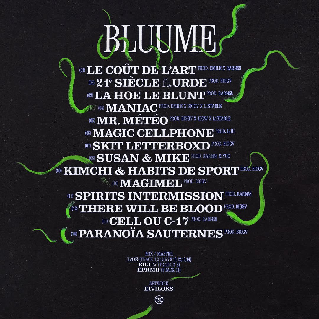 PEPITEfr's tweet photo. 🚨BLUUME dévoile Cover &amp; Tracklist de son 1er ALBUM!

"21e siècle" 

📆22/05 https://t.co/YlA2DN1CMz