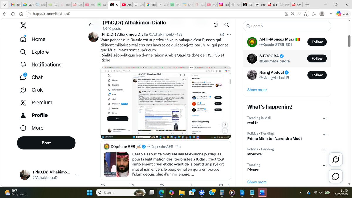 (PhD,Dr) Alhakimou Diallo tweet media