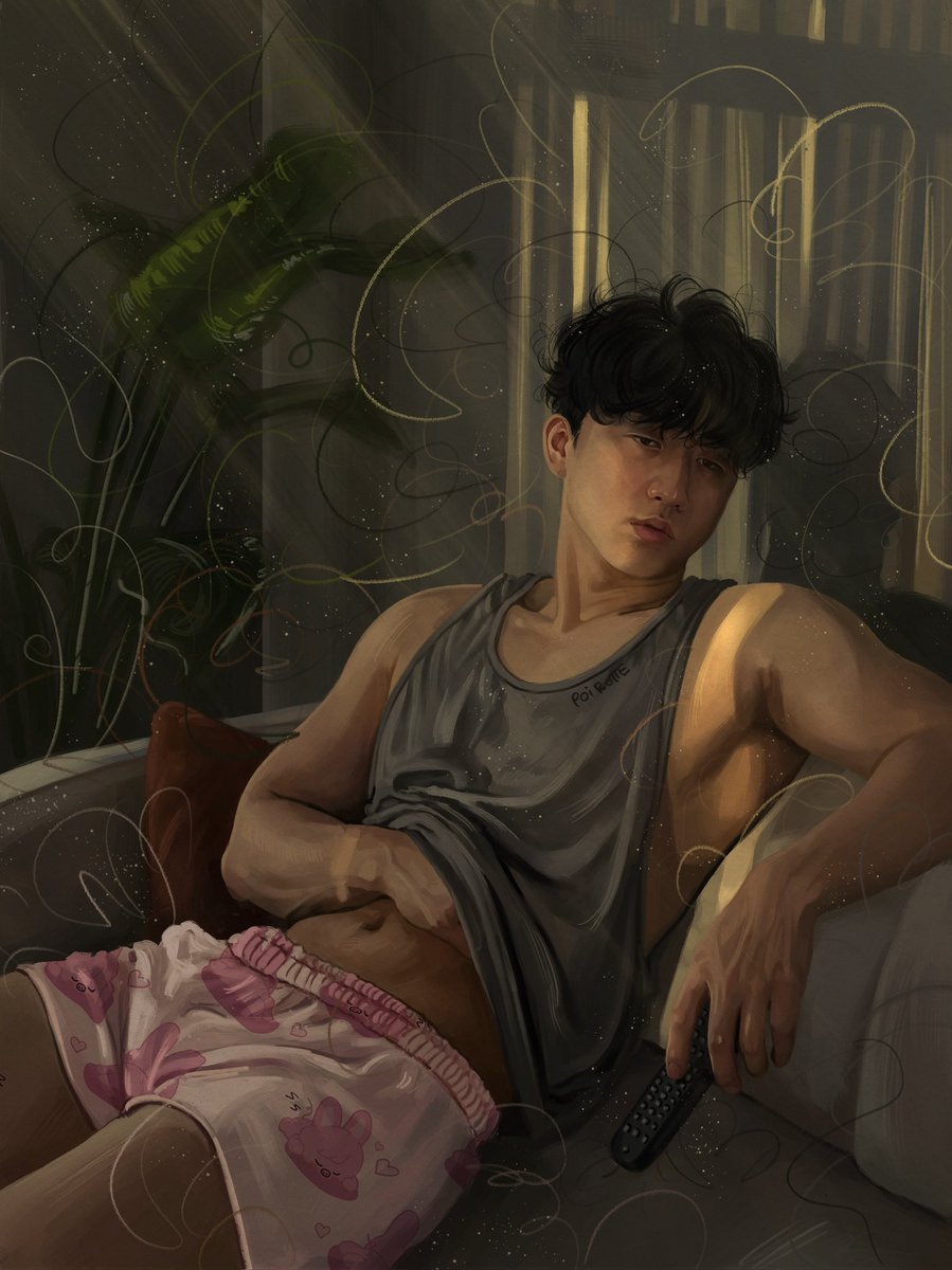 PoirotteP's tweet photo. Morning 📺 (5/8) 

#changbi̇n #straykids #stay #art #procreate https://t.co/jUA1bZ2126