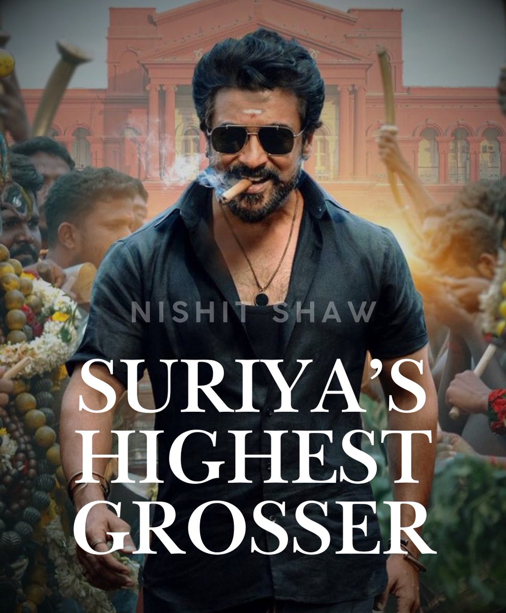 NishitShawHere's tweet photo. ‘KARUPPU’ BECOMES THE *HIGHEST GOSSING* FILM FOR ‘SURIYA’ IN RECORD 3 DAYS… STRONG TRENDING CONTINUES ON FIRST MONDAY… EMERGES A ‘BLOCKBUSTER’ DESPITE ALL ODDS… FIRST ₹ 100 CRORE GROSSER FOR KOLLYWOOD THIS YEAR…

#Karuppu is not just #Suriya’s comeback but is also a comeback for Kollywood this year. The upward trending makes it a TRUE BLUE BLOCKBUSTER which is rare for South Films. The overseas business is also commendable and the hold remains solid on a working Monday.

All eyes on the Monday Hold. 💥💥💥