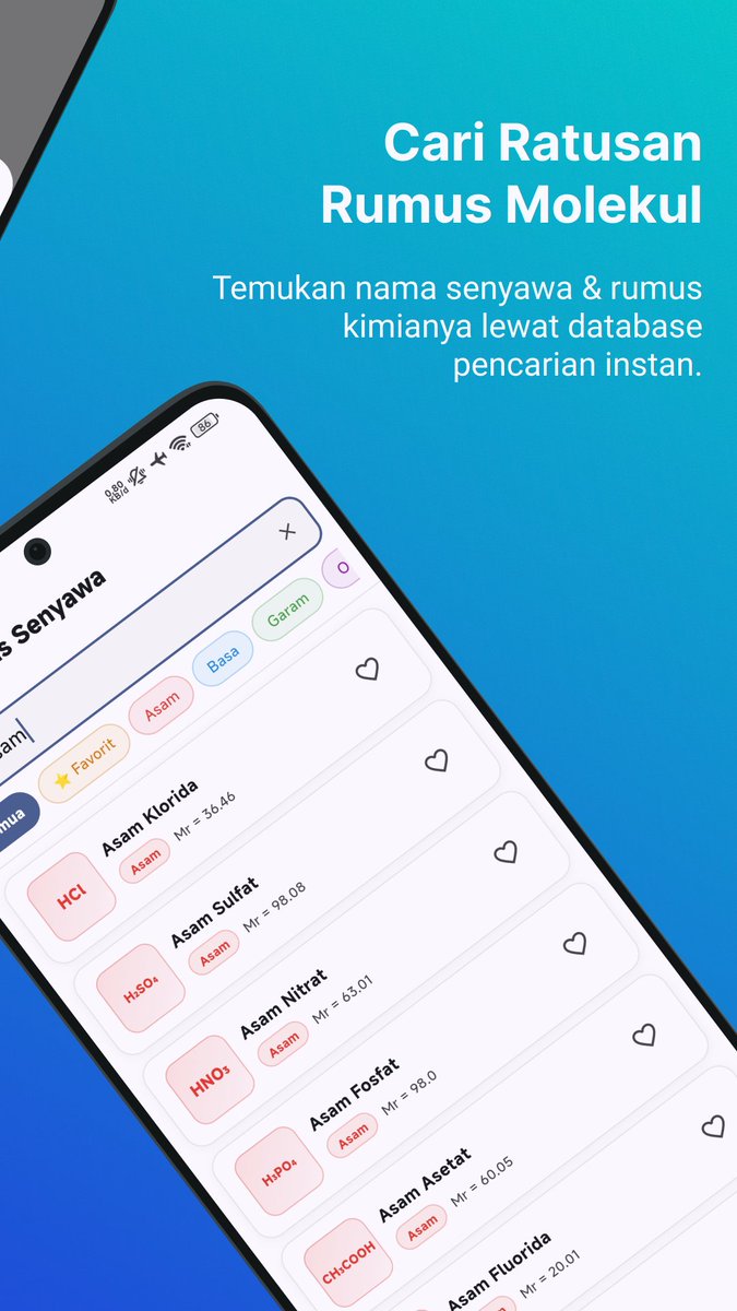 firmanvsly's tweet photo. lagi belajar kimia? 👀
coba Periodix ⚗️
ada tabel periodik, kalkulator kimia, setarakan reaksi, konversi satuan, sampai kamus senyawa ✨

simple, modern, dan cocok buat belajar 📚

👉 https://t.co/1ras2af5Vq

#kimia #kamus #kamuskimia #chemistry #tabelperiodik #kalkulator #rumus https://t.co/AHgYxIr55G