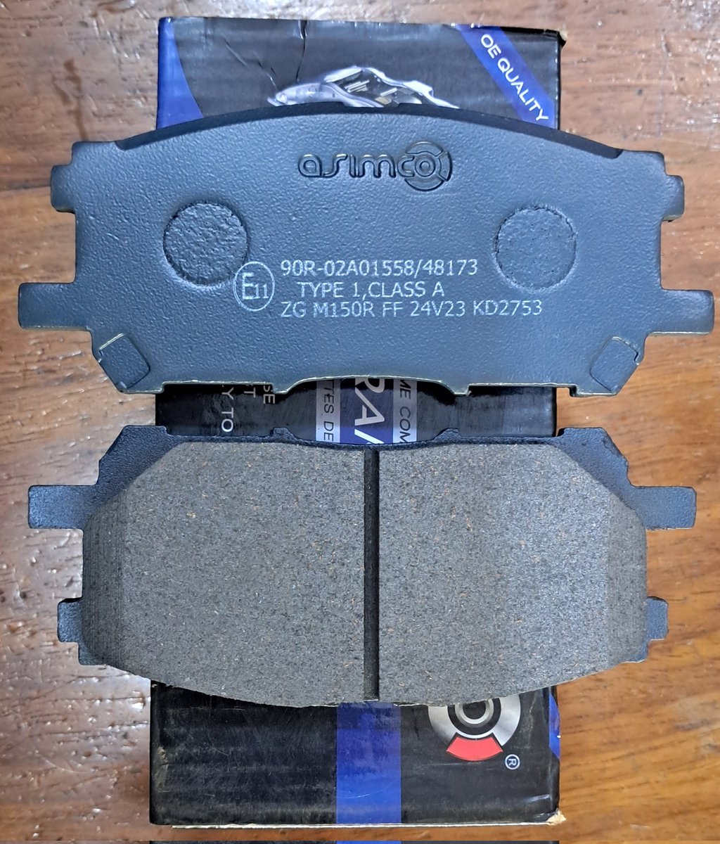 KasoroG's tweet photo. Authentic brake pads for all Japanese cars (Toyota/Lexus, Mitsubishi, Subaru, Suzuki etc) at affordable prices.

Negotiable✅️
Can be delivered to you ✅️ https://t.co/Gmf5gnY7C6