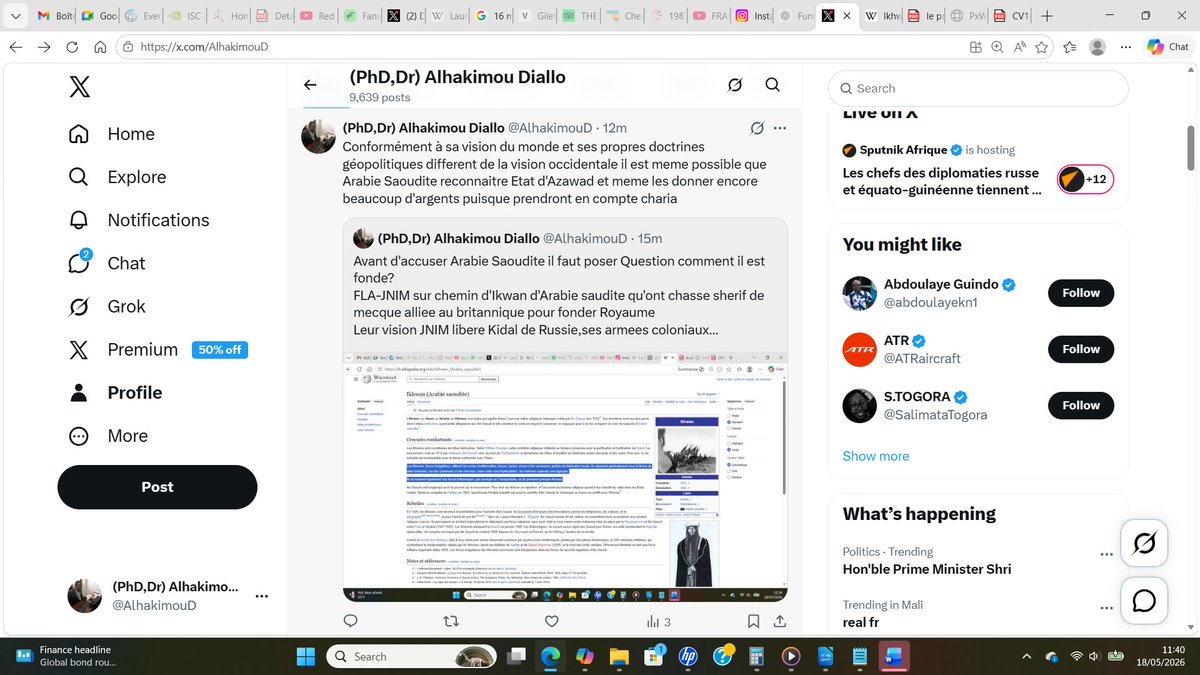(PhD,Dr) Alhakimou Diallo tweet media