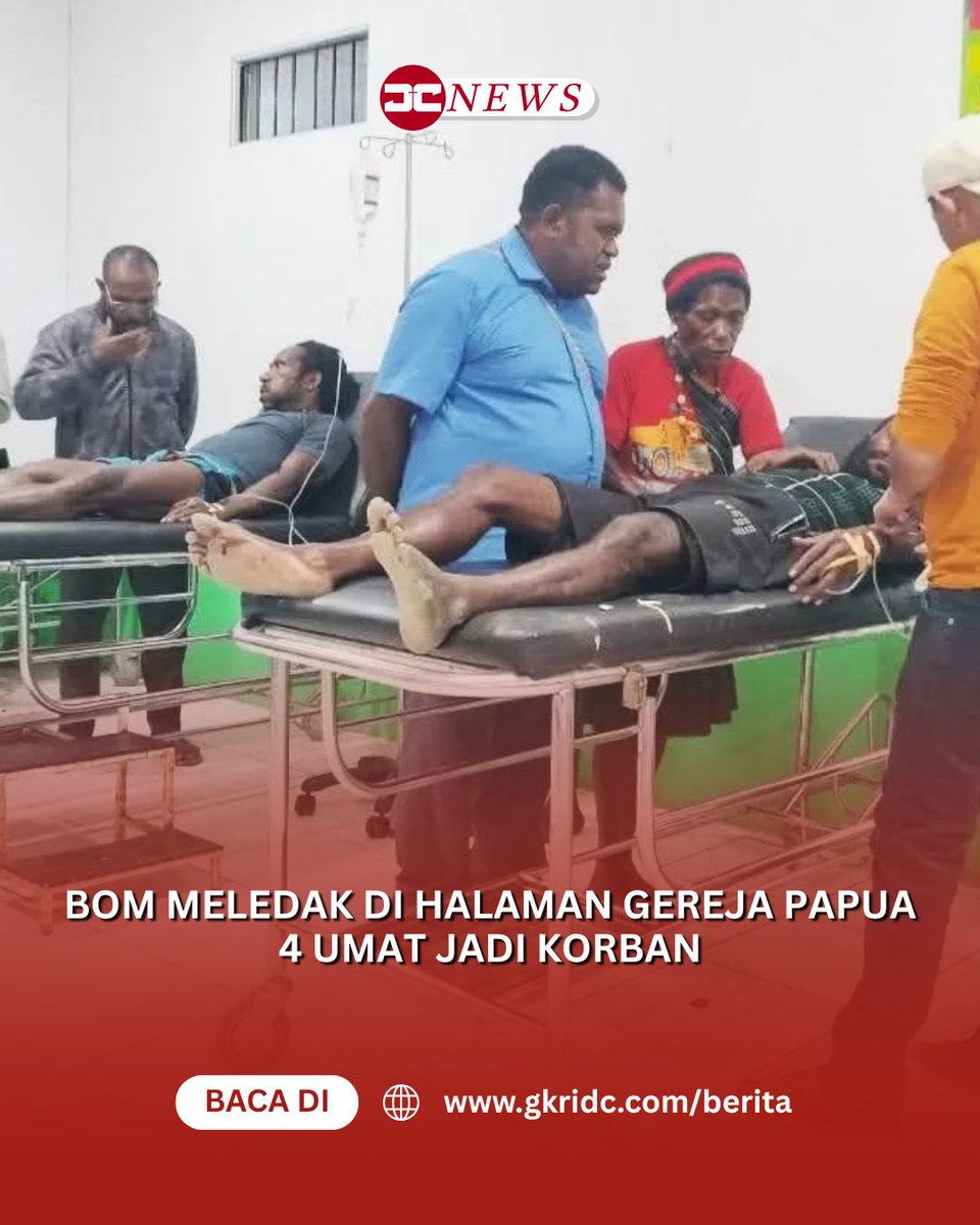 dcnewsid's tweet photo. #Bom Meledak di Halaman #Gereja #Papua, 4 Umat Jadi Korban

https://t.co/3KRMIafcRc https://t.co/3VR1MZo629