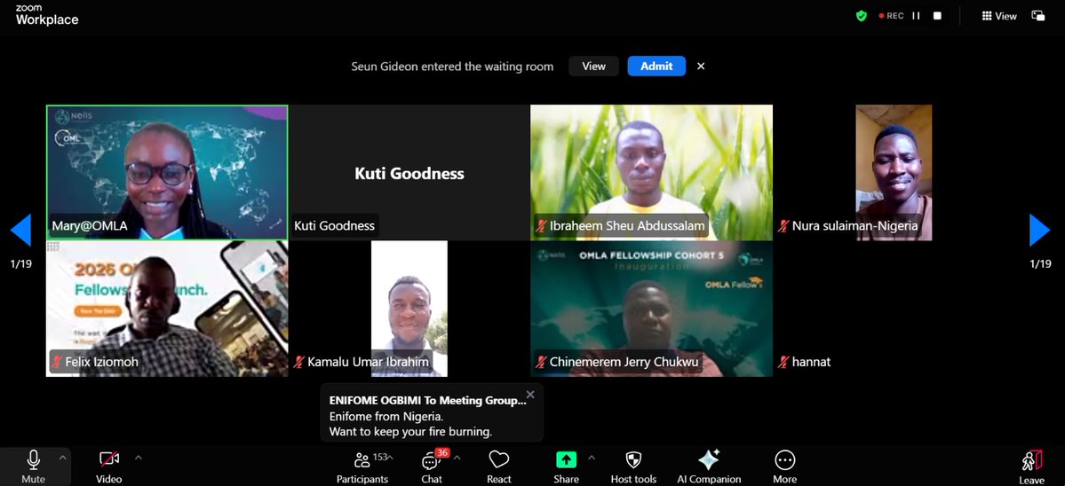 One Million Leaders Africa tweet media