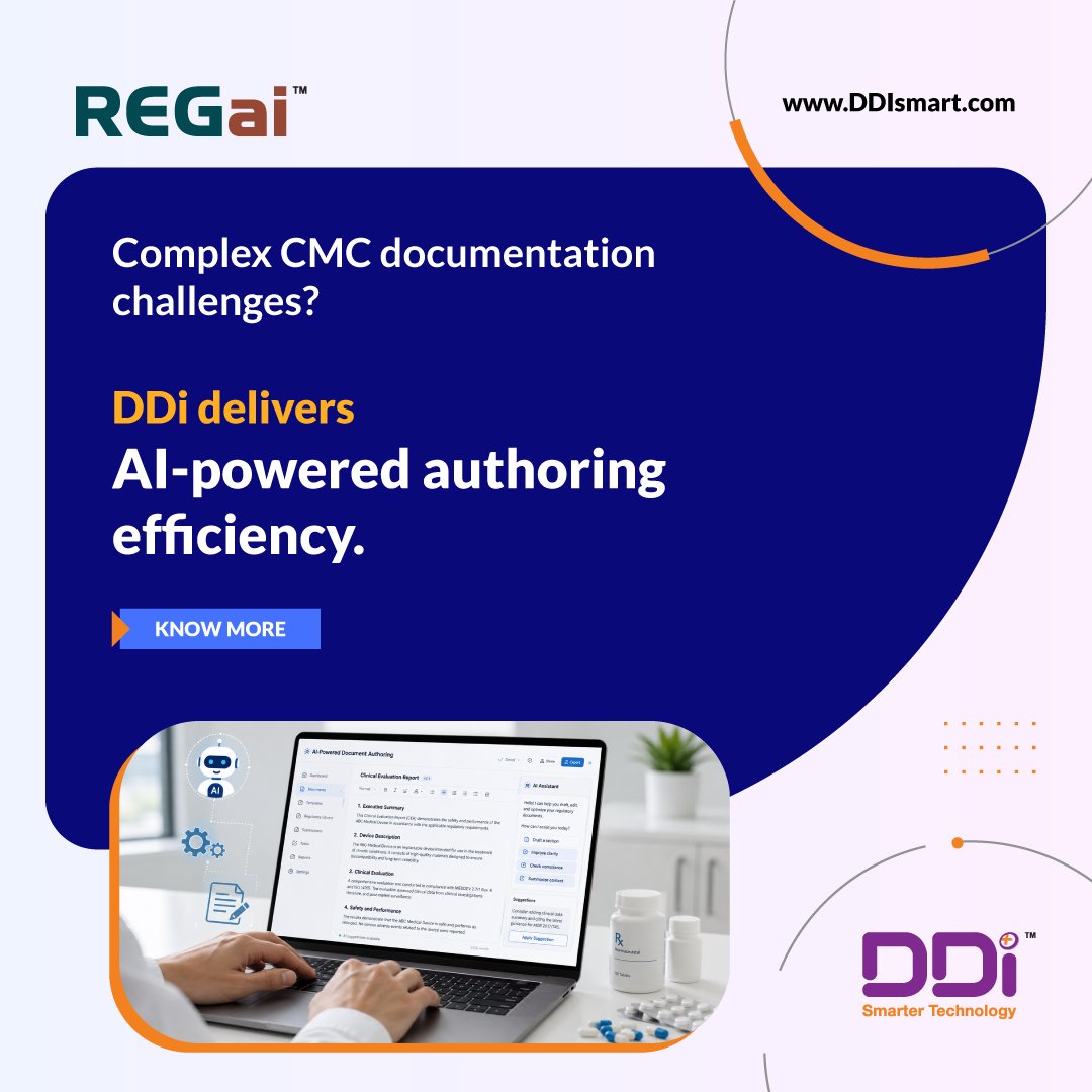 DDiSmart's tweet photo. 🔍 Simplify global medical device registrations with MakroCare—country-specific dossiers, technical documentation &amp; compliance-focused submission support for faster approvals.
🔗 https://t.co/8itjYhtYsX
#MedicalDevices #RegulatoryAffairs https://t.co/Od7lwnYgzp
