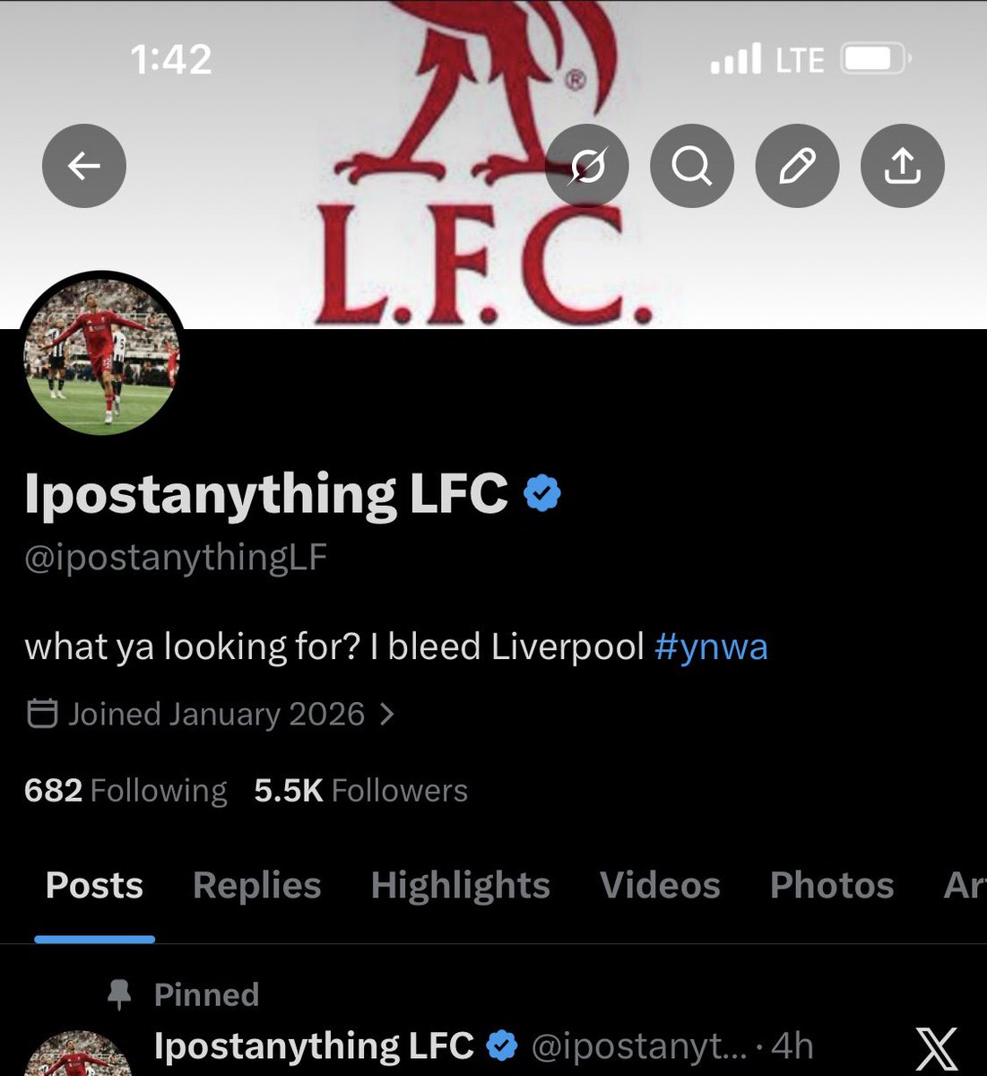 Ipostanything LFC tweet media