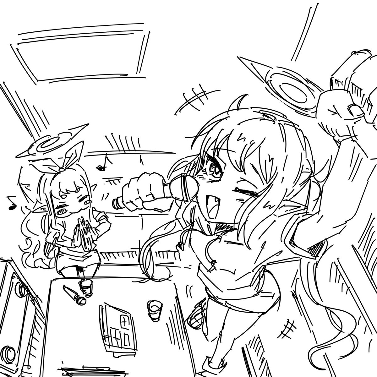 kam_hiro_draw's tweet photo. カラオケノゾヒカ
#ブルアカ https://t.co/x4QI5yx9tr