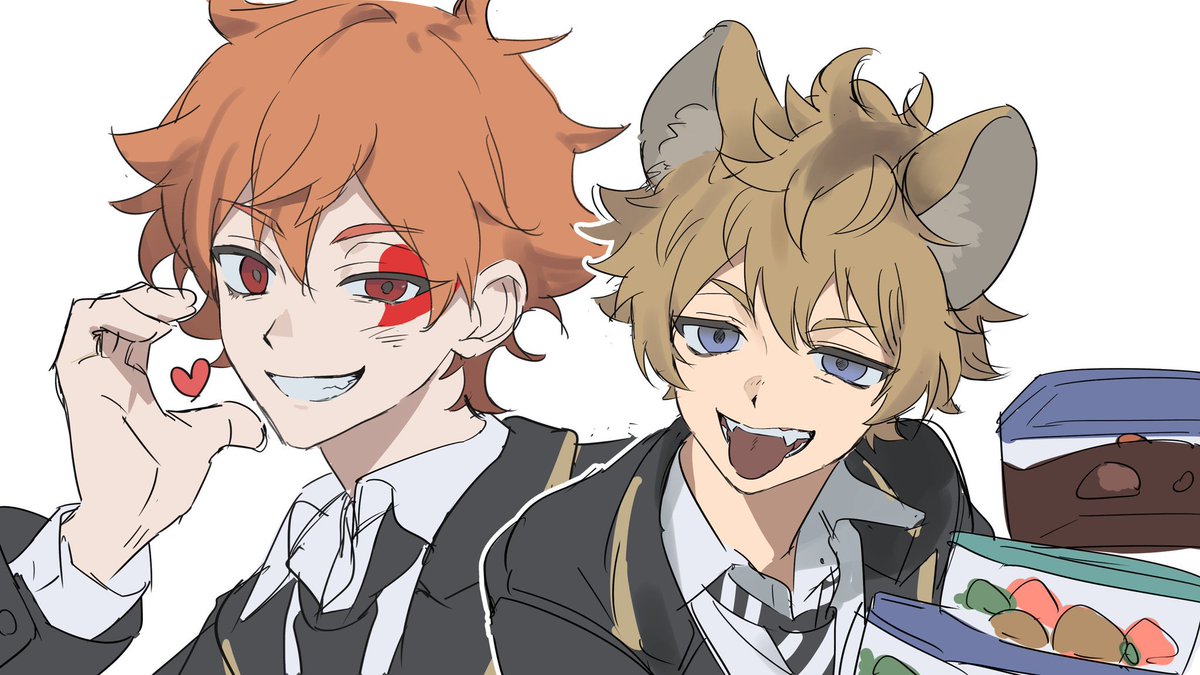 dobunomeme's tweet photo. あげられる絵がないから裏でちょこちょこ描いてたツイステキャラ落描きたち https://t.co/xrJbvy6SXX