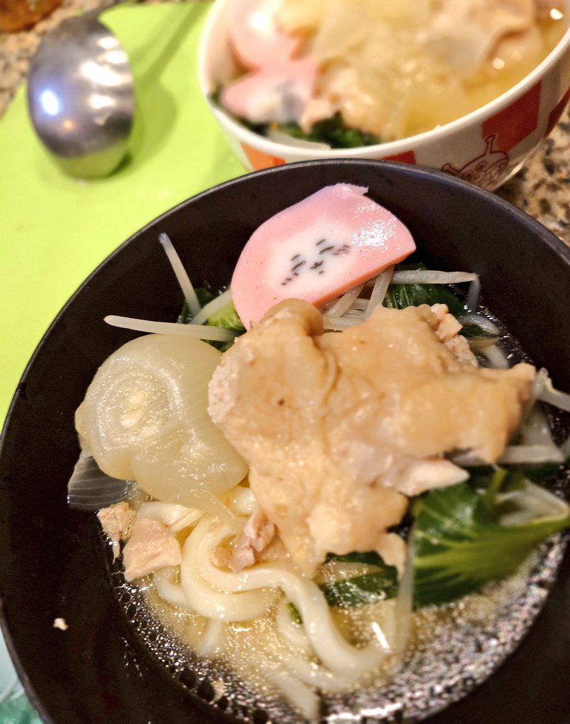 スーパーほろほろ鶏肉うどんになりました！ おいしいレシピを