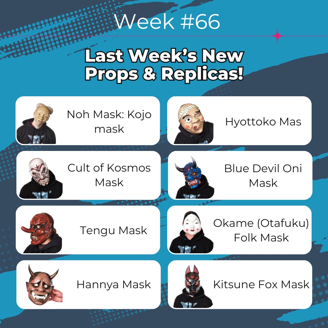 Blasters4M's tweet photo. Week 65 is live! New props and replicas each week at https://t.co/0oGiiRud9G https://t.co/BnR8jd9J1x