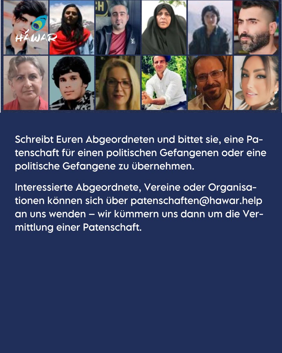 HawarPaten's tweet photo. Schreibt Euren Abgeordneten und bittet sie, eine Patenschaft zu übernehmen. Interessierte Abgeordnete, Vereine oder Organisationen können sich über patenschaften@hawar.help an uns wenden – wir kümmern uns dann um die Vermittlung einer Patenschaft! https://t.co/1gFP5S4tI8