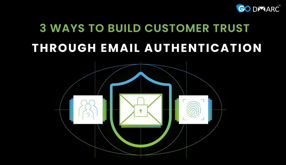 GODMARC4's tweet photo. Trust starts with secure communication. ๐ฉ
Discover how DMARC, SPF, and DKIM help businesses build stronger customer trust in our latest GoDMARC blog.
Read here: https://t.co/W8wDKSCs6B
#GoDMARC #EmailAuthentication #SecureEmails #DMARCProtection #SPFRecord https://t.co/7LO4Pylnw2