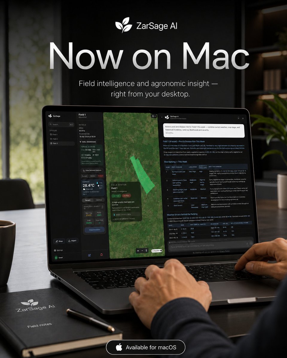 Musbell008's tweet photo. Your personal AI co‑analyst for the field. 
Built for the daily work of agronomy.🌱 https://t.co/Va1h0kTRe6