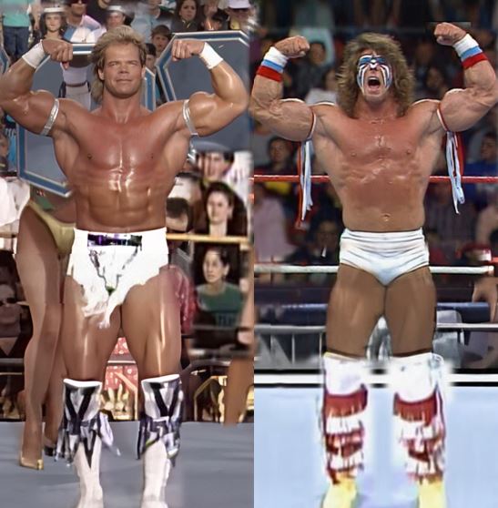 CliffordColm's tweet photo. @GenuineLexLuger 
Who'd have won the pose-down between you two, Lex? https://t.co/hU6Q2XgIj4