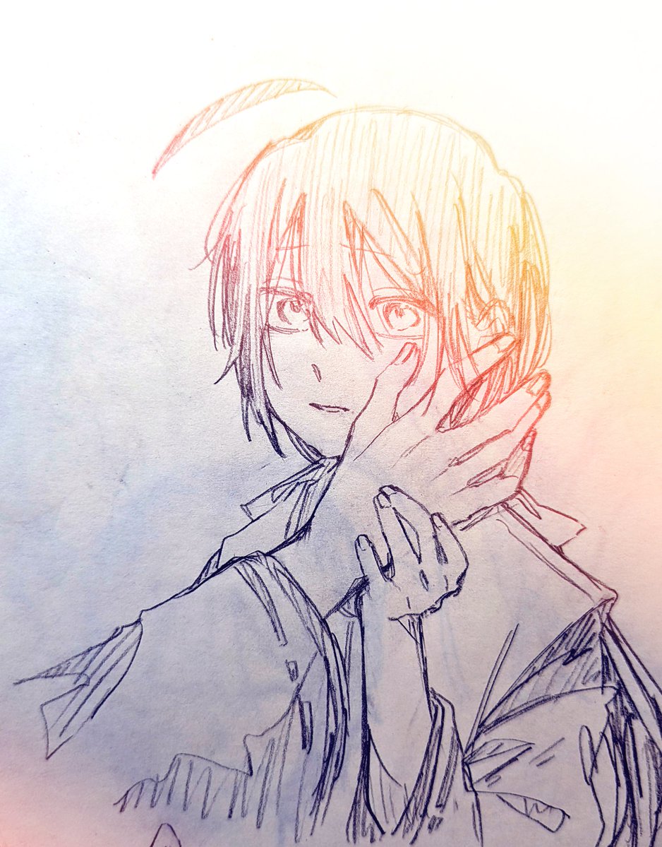 落書き 🦊🍃と⭐️