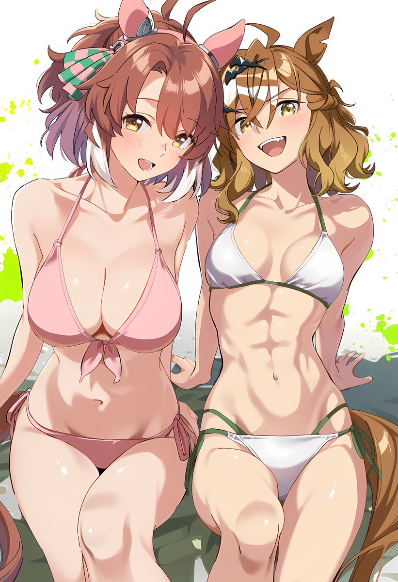 top_uma_illust's tweet photo. 🩷💚SFW https://t.co/4LZq2LiBBg