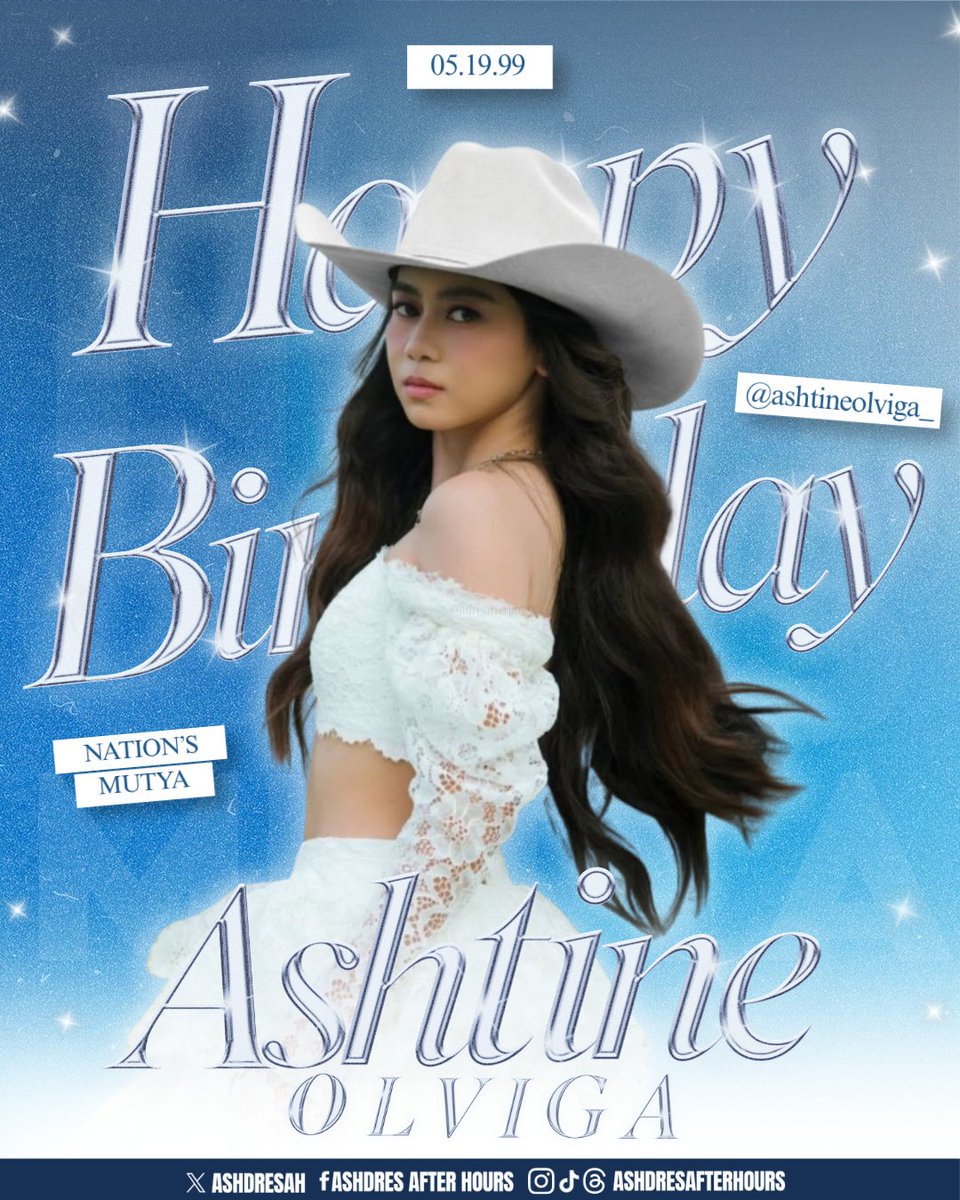 AshDresAH's tweet photo. 𝐇𝐀𝐏𝐏𝐘 𝐀𝐒𝐇𝐓𝐈𝐍𝐄 𝐃𝐀𝐘 🍰🍧

Today, we celebrate not just your special day, but also the warmth, kindness, and happiness you continue to share with everyone around you. Thank you for inspiring us with your genuine heart, beautiful soul, and the smiles you effortlessly bring every single day.

May this year be filled with endless blessings, peaceful moments, new achievements, and all the love you truly deserve. No matter where life takes you, please remember that we will always be here cheering for you with so much love and pride.

ADAH loves like u a lot Ashy! ✨️💙