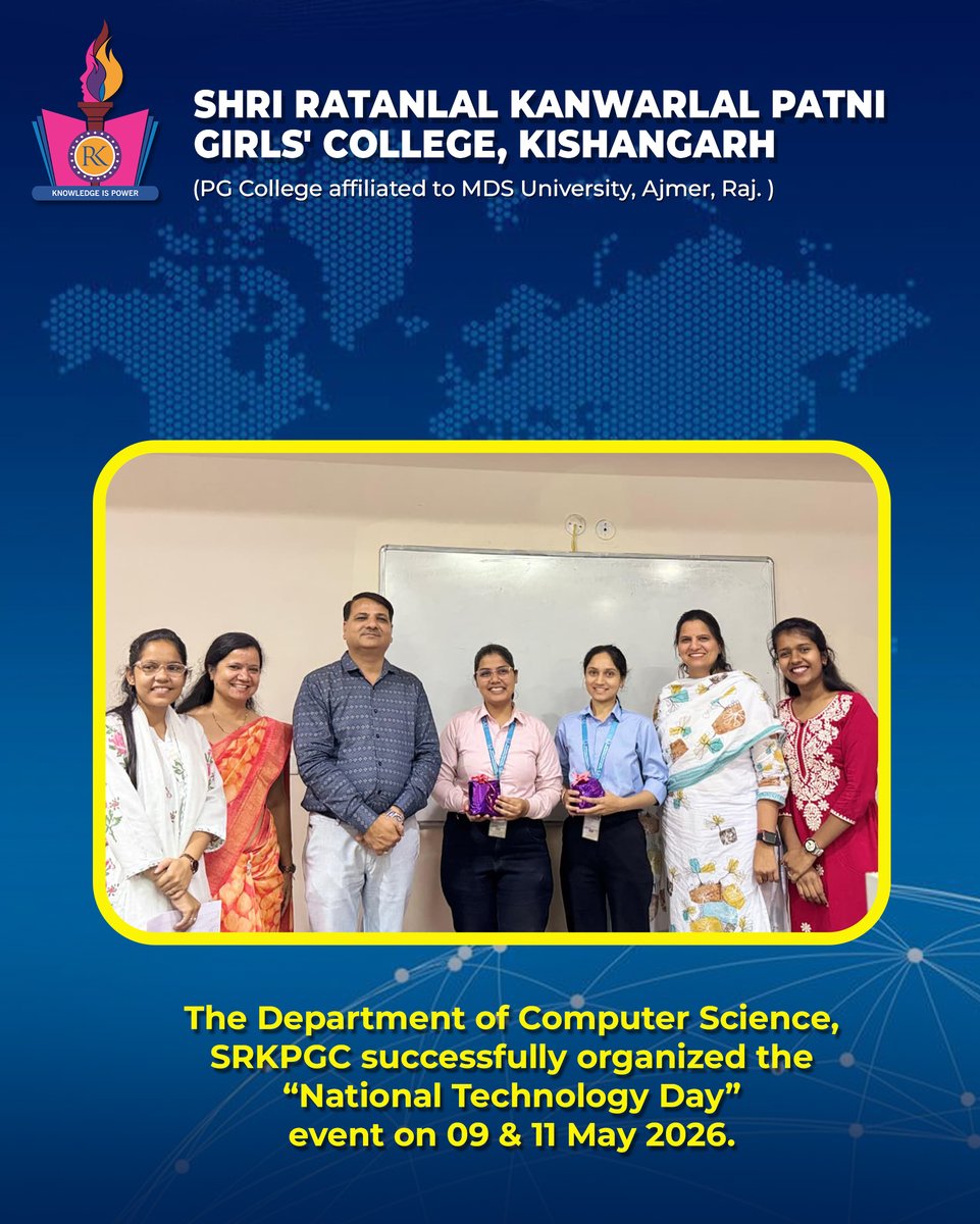 Sri Ratanlal Kanwarlal Patni Girls' College tweet media
