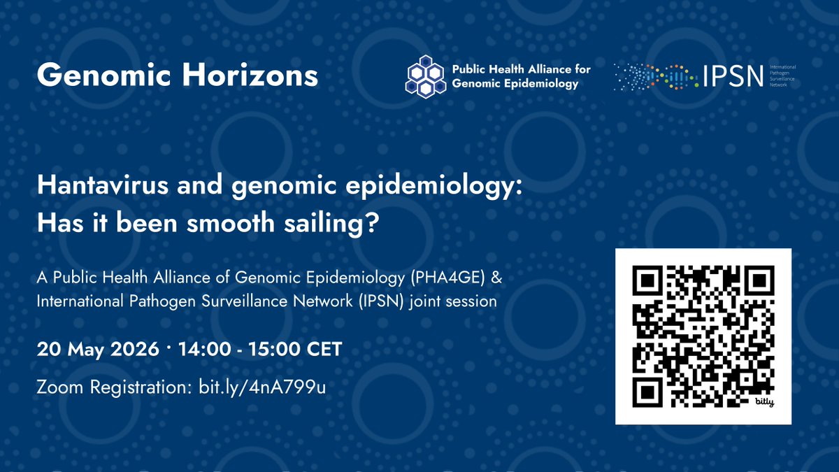 Public Health Alliance for Genomic Epidemiology tweet media