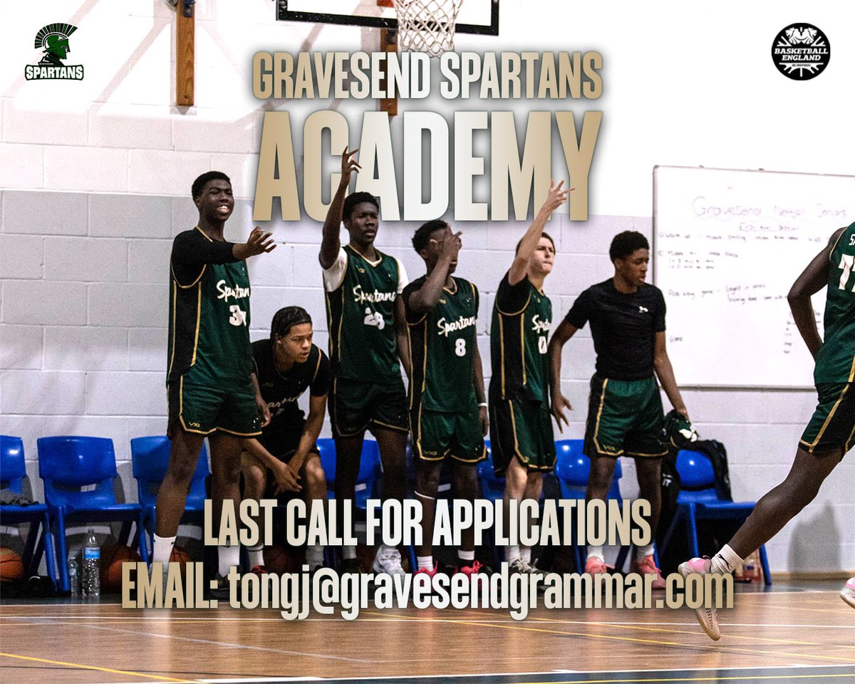 GGS_Spartans's tweet photo. There is still time to apply to the Spartans Basketball Academy💚

Get in touch via email 📧

#gravesendspartans #bballengland https://t.co/gIFkwYmwqE
