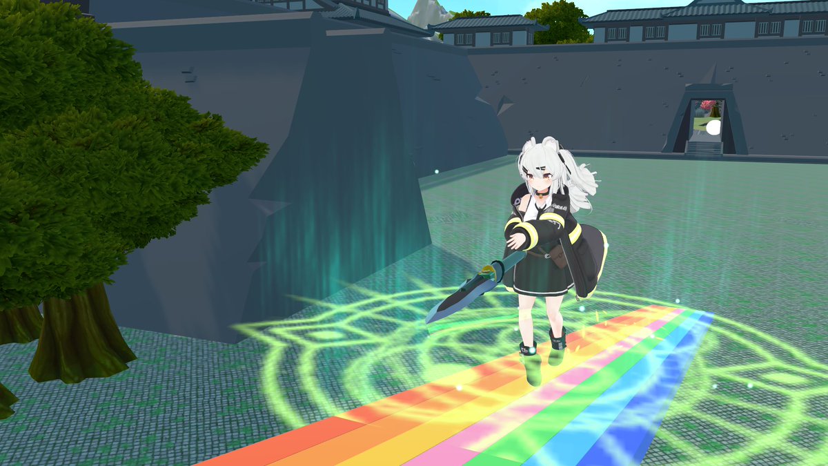 rifa_kitsune's tweet photo. 大冒険の始まり
ファンタジーアクション系PvEゲームワールド
協力RPG第3弾。今度のワールドは「和の世界」
仲間たちと協力して、世界に蔓延るモンスターを討伐しよう!
各所には隠し武器もあるから探してみてね♪(全て集めるとエンディングが変化するよ)
#VRChat
#VRChat_world紹介
#VRCF https://t.co/ctYnh8rR0d