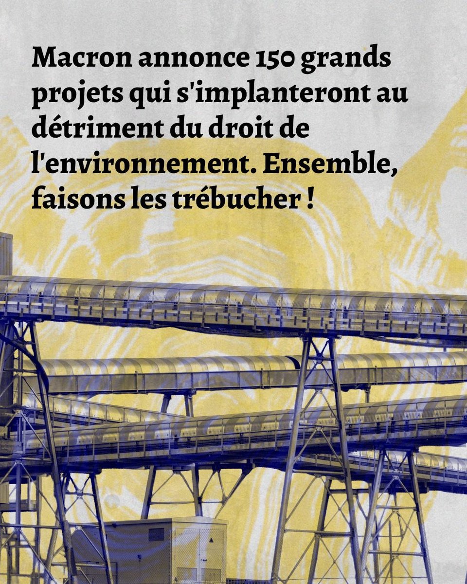 lessoulevements's tweet photo. Pour le printemps des luttes locales, on se retrouve dans le sud-ouest, à  la frontière italienne et au nord de Paris pour lutter contre trois projets titanesques, et partout en France pour dire NON aux 150 nouveaux  projets imposés par Macron.

Article : https://t.co/i4OonfVKd2 https://t.co/QDmavFUohz