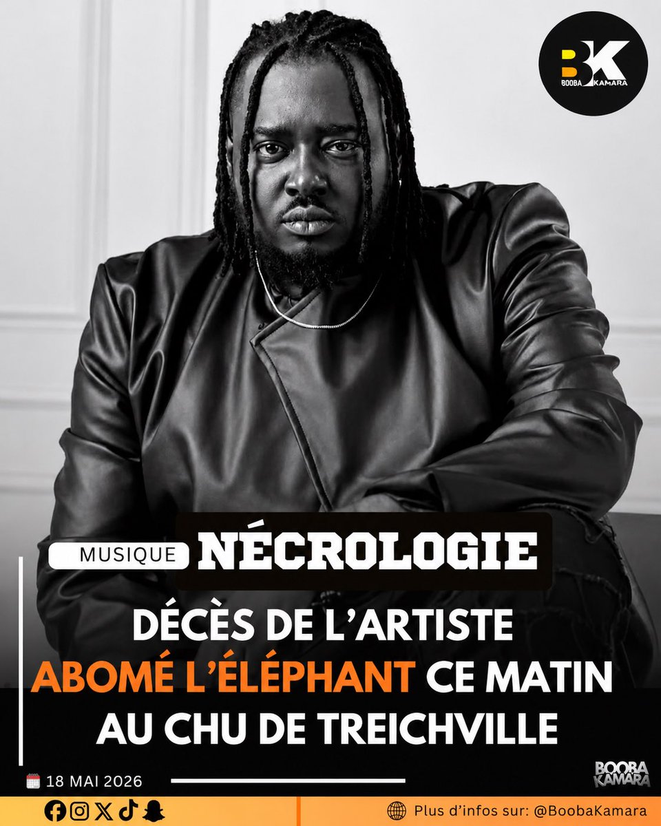boobakamara1's tweet photo. Repose en Paix l’Artiste 🕊️💔 https://t.co/JDunRMGL9J