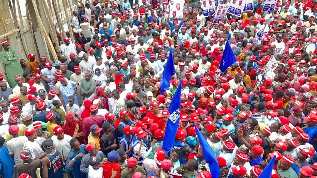 DayyabShugaba's tweet photo. Kano is NDC Kano is Red! https://t.co/CK5w9qS3pI