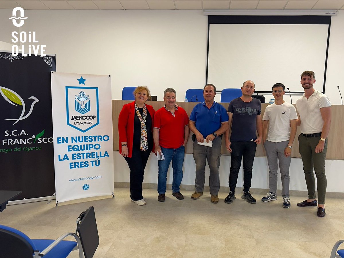 SoilOlive's tweet photo. The future of olive groves is decided in the soil. We gathered in Arroyo del Ojanco (#Jaén) for the latest #SoilOLive &amp; Deoleo Sustainability Conference.

Alongside #Jaencoop, we discussed soil health data, the crucial role of cooperatives, and Deoleo's Sustainability Protocol. https://t.co/ArLJQ9rHvI