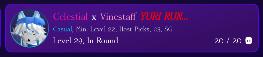 Strange Nullscape Lobby Names tweet media