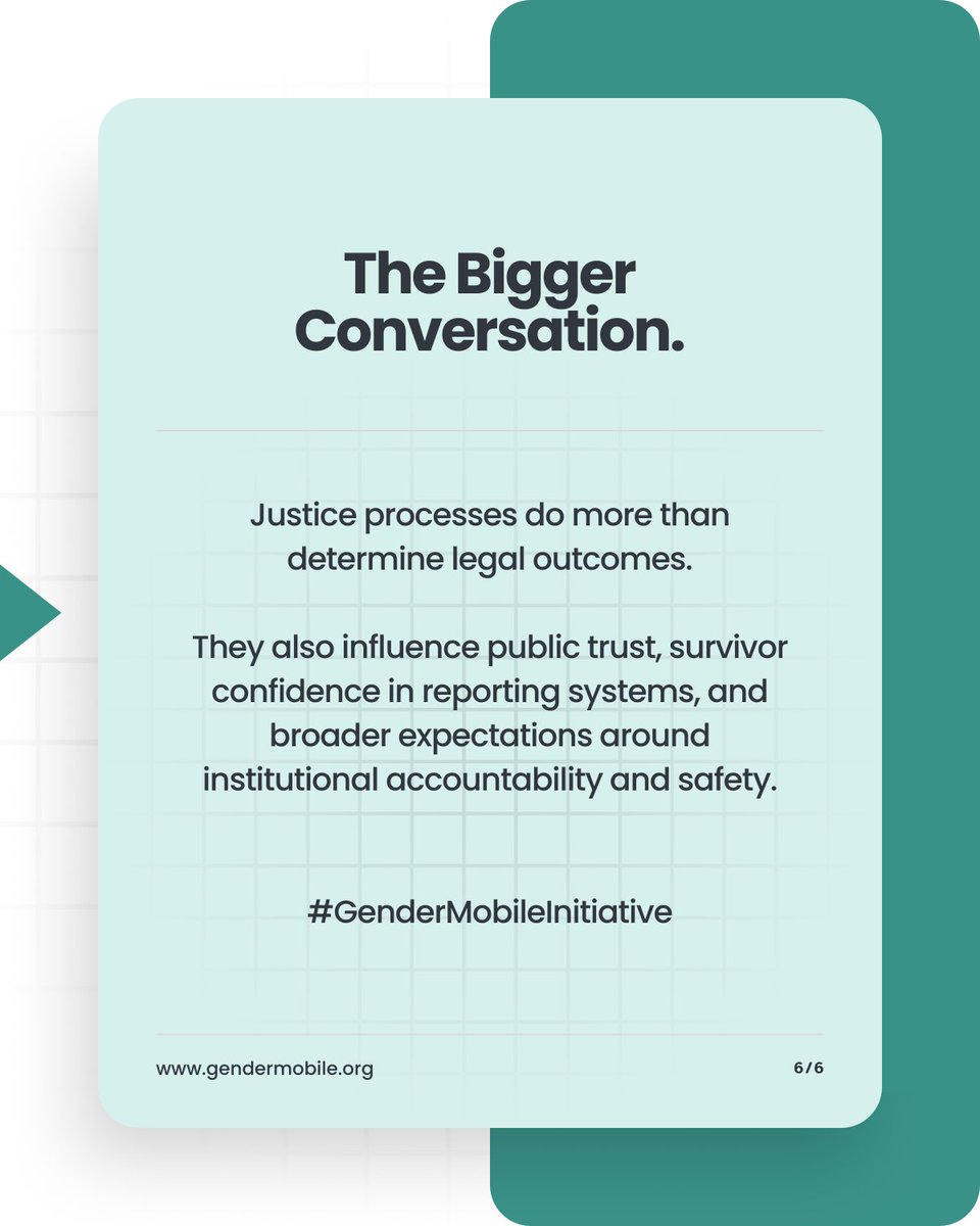 Gendermobile_NG's tweet photo. Beyond the legal decision, the case continues to spotlight critical conversations around accountability, abuse of power, and the responsibility institutions have in ensuring safer learning environments for students and survivors.

Sexual harassment must never be normalized within academic spaces, and judicial decisions like this play an important role in strengthening trust in both institutional and justice systems.

#GenderMobileInitiative #EndSGBV #Accountability #SafeCampuses #SexualHarassment