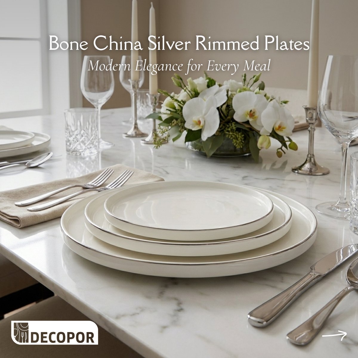 almakaan's tweet photo. Transform every meal with the Decopor Bone China Collection 🍽️
Elegant silver detailing, timeless design, and refined style for modern dining &amp; luxury hospitality.🛒 https://t.co/lQN47oIVGz
📩 info@almakaan.com
📞 +971 4 452 5420 (Call &amp; WhatsApp) https://t.co/B7zr8coWAj