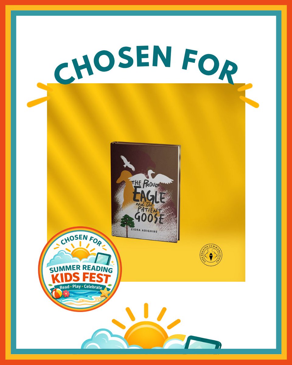 EBComms's tweet photo. The #book will be 𝗙𝗥𝗘𝗘 𝗼𝗻 𝗔𝗺𝗮𝘇𝗼𝗻 𝗞𝗗𝗣 𝗳𝗿𝗼𝗺 𝗠𝗮𝘆 𝟮𝟯–𝟮𝟱, 𝟮𝟬𝟮𝟲, during the Summer #Reading Kids Fest, together with books from 𝟴𝟬+ 𝗶𝗻𝗰𝗿𝗲𝗱𝗶𝗯𝗹𝗲 𝗰𝗵𝗶𝗹𝗱𝗿𝗲𝗻’𝘀 #𝗮𝘂𝘁𝗵𝗼𝗿𝘀! 🎉

#FreeKidsBooks
#Booklovers
#Readers
#Parents
#Teachers https://t.co/Zx4Z54cDIk