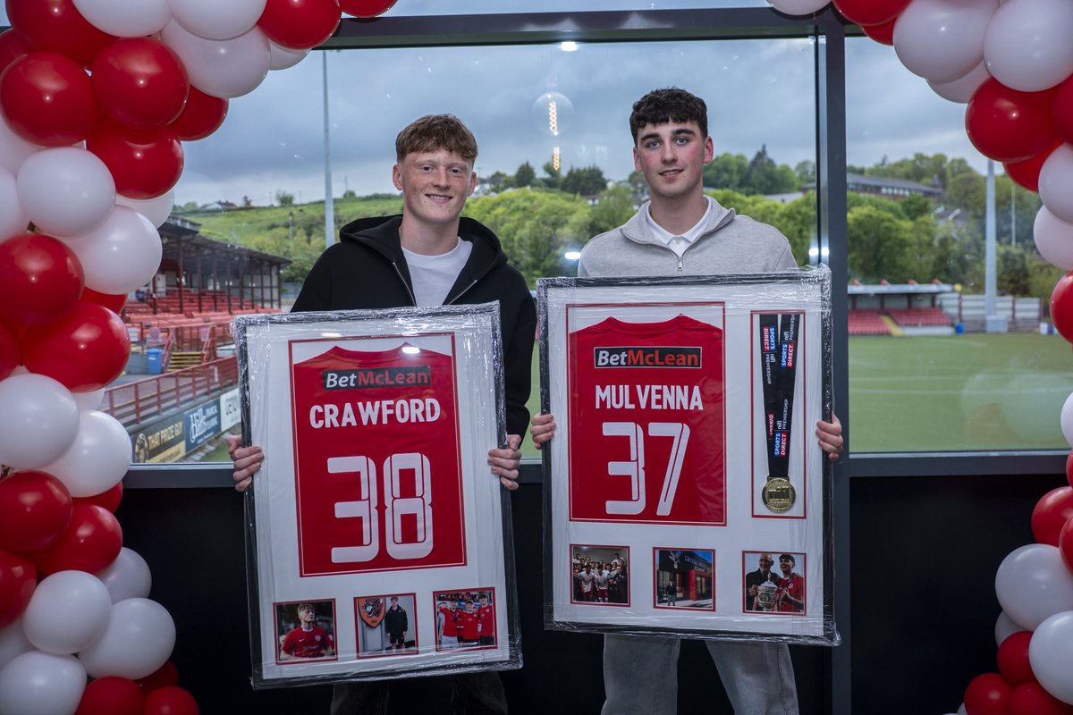 larnefc's tweet photo. On Saturday we hosted our Youth Development Phase awards in the Genovate Lounge 🏆

Congratulations to all the winners and to all the teams on a fantastic season 👏

#WeAreLarne #ForTheTown https://t.co/Ipv7dguHZ3