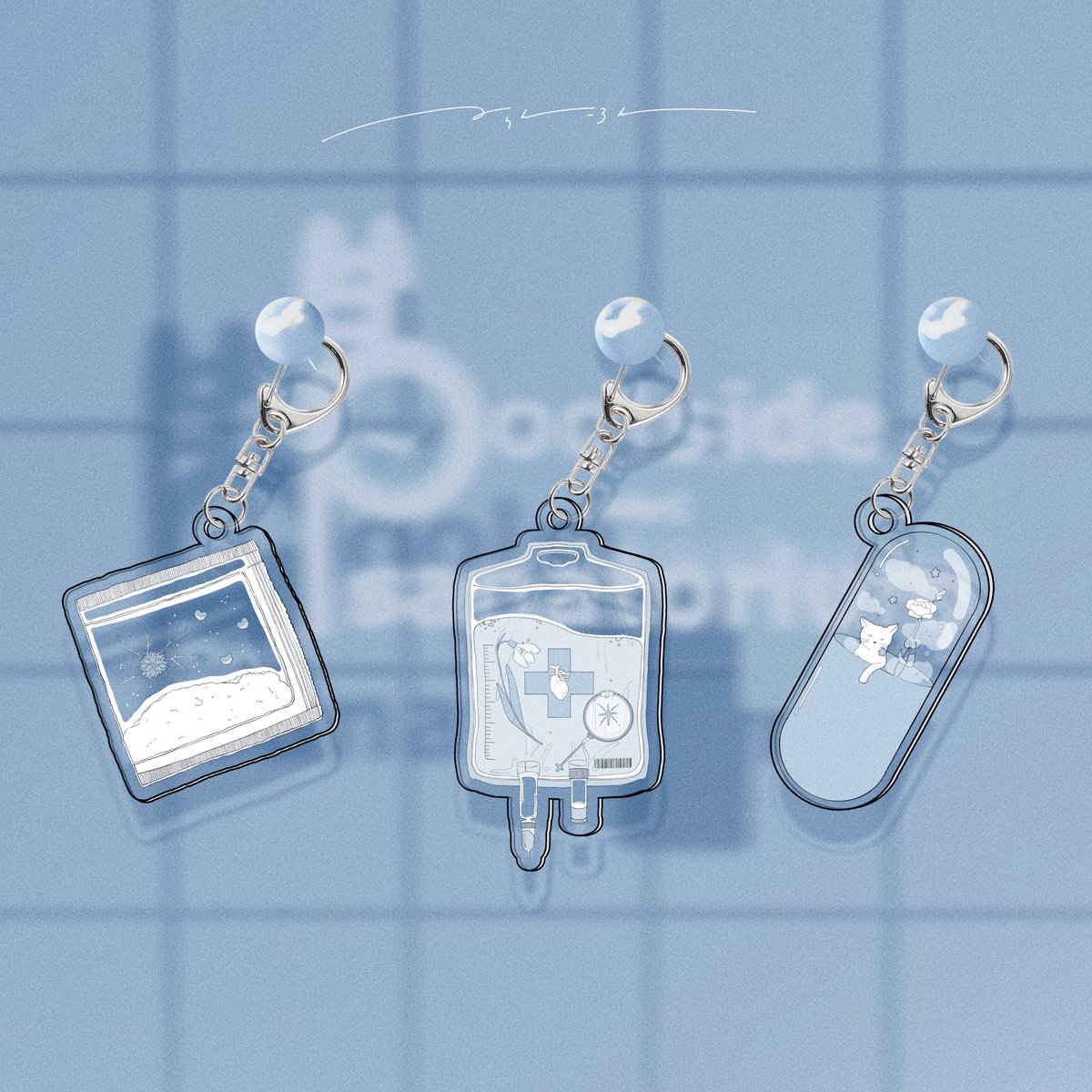 sanatorium_pool's tweet photo. 【院内放送】

プールサイド・サナトリウムよりおしらせです

あなただけの絵薬 処方箋につきまして

ご予約して頂いた絵薬は、あなただけの描き下ろしの絵薬に加え、からんころん直筆処方箋、アクリルキーホルダーのセットでお送りいたします

ご購入🔗▶︎ https://t.co/8kdp9Pm0mT https://t.co/TA5pQ51wNk