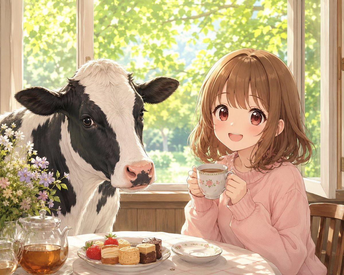 na_ngyu's tweet photo. みおりさん配信スタート🙌✨
配信はこちら https://t.co/VmvAeCYM31

お菓子もらいました🐄✨
食後にパクパク🐄✨ウマウマ😋✨
新アカウント ( @nangyu_ushiku )
#フォートナイト #Twitch #みおり組 https://t.co/xMTz5Hu5ql