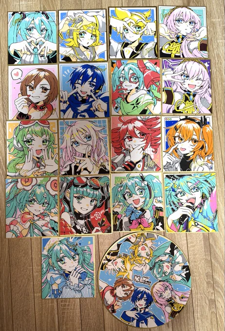 最近の色紙は我ながらかわいい! 好きな色紙あったら教えてください