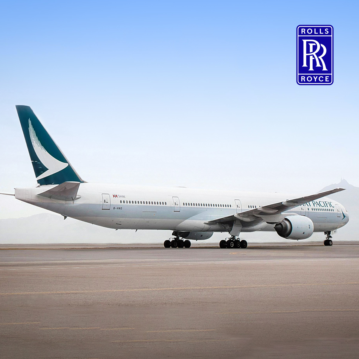 RollsRoyce's tweet photo. We are proud to mark 30 years of the #Trent800 powering @cathaypacific's Boeing 777-300 classic fleet. This milestone reflects a rich shared history, with the Trent 800 continuing to support Cathay Pacific’s regional network, enabling connectivity between people and communities. https://t.co/6R9wiDB30w