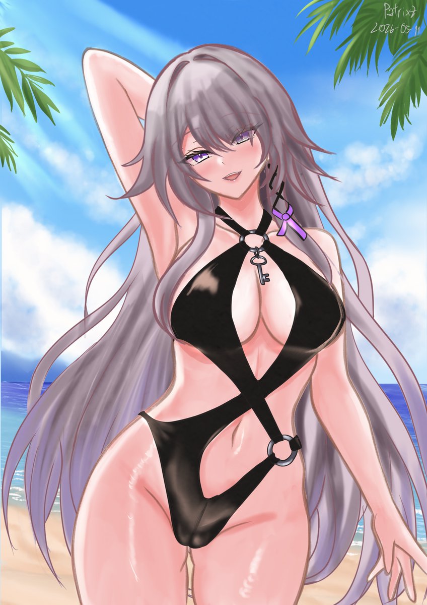 LukaShinnz's tweet photo. [HSR]  TheHerta - Black Sexy One-piece 

Without  Text

 #崩壊スターレイル #HonkaiStarRail #TheHerta #マダムヘルタ https://t.co/oXvoB8jBd5