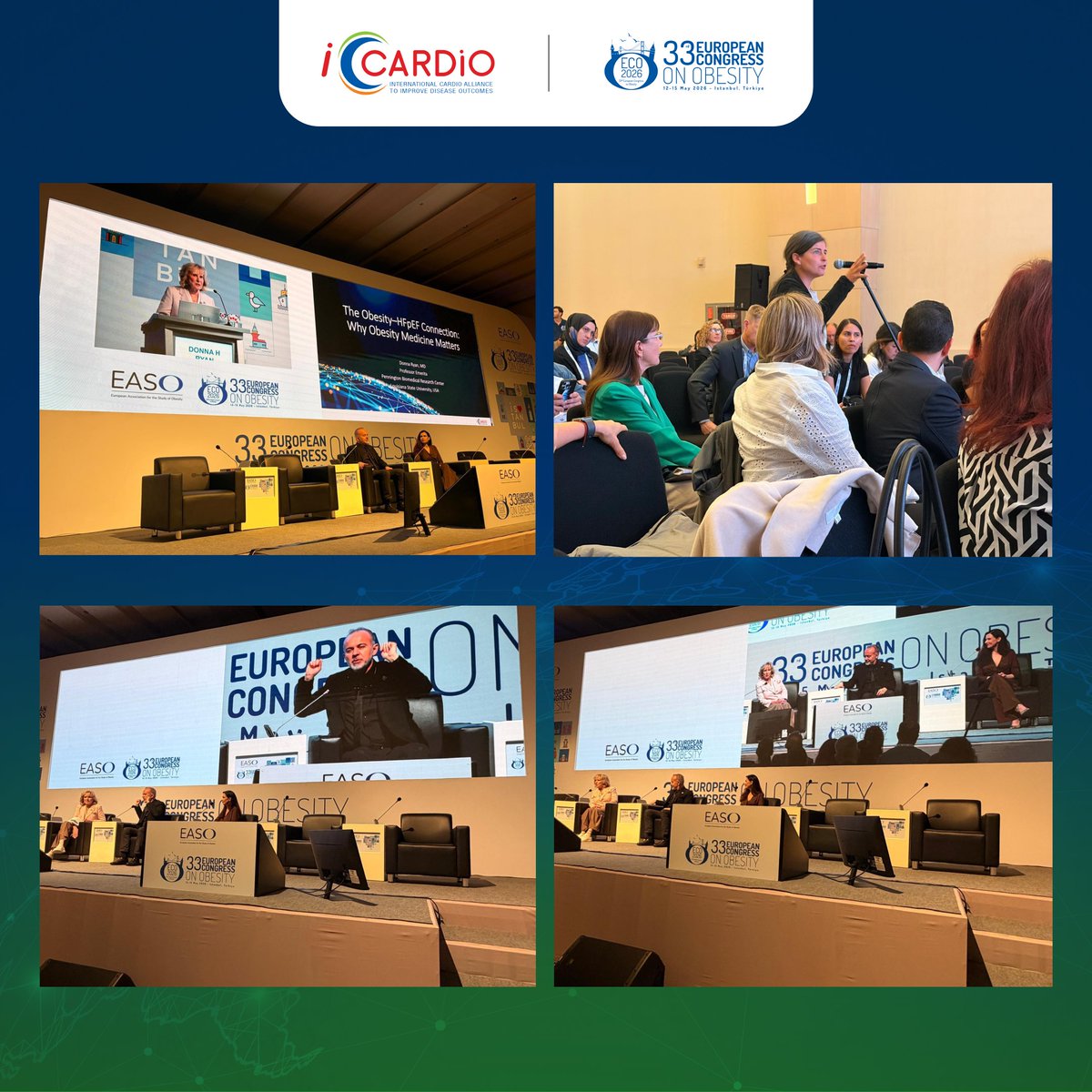 iCardioAlliance's tweet photo. #iCARDIO Guidelines Take the Stage at #ECO2026, Istanbul.The iCARDIO Alliance Global Implementation Guidelines for Obesity 2025 made their international congress debut, advancing integrated, implementation-ready care connecting obesity &amp; #HFpEF. Just the beginning.

#Cardiology https://t.co/Wv250iYTxN