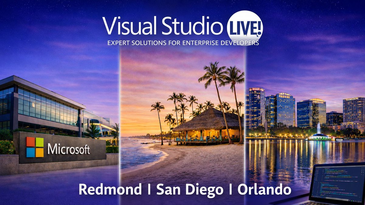 VSSubscriptions's tweet photo. Visual Studio subscribers, where will VSLive! take you in 2026?
📍 HQ: July 27-31
📍 SD: Sept. 14-18
📍 Orlando: Nov. 15-20
Eligible subscribers can receive an exclusive discount when registering through https://t.co/jJzy8WGZoP
At which event(s) are you joining us? https://t.co/m848TpqABG