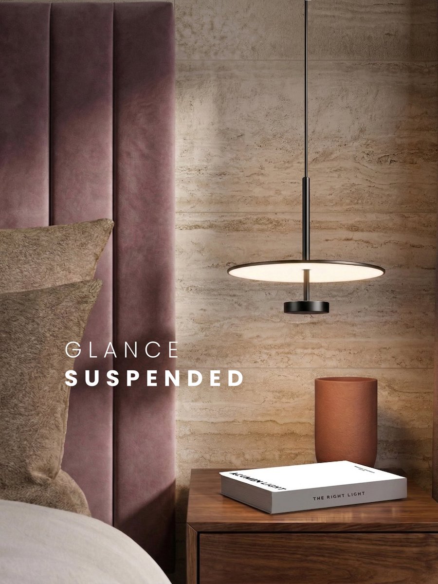 AcumenLight's tweet photo. Glance is a decorative family expressed in more than one way.
From suspended to wall-mounted, it keeps the same soft, broad light character and clean design-led presence.
Made for premium interiors, Glance brings a mood-oriented effect that feels quiet, refined, and architectural https://t.co/AW3R39k1gp